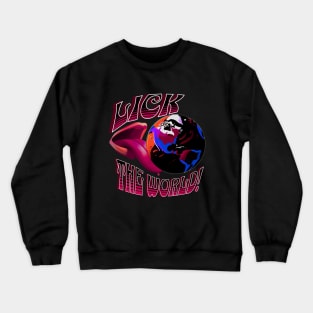 Lick The World - Trippy Pink Crewneck Sweatshirt